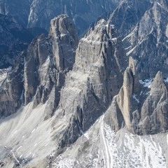Flugwegposition um 12:21:08: Aufgenommen in der Nähe von Auronzo di Cadore, Belluno, Italien in 3473 Meter
